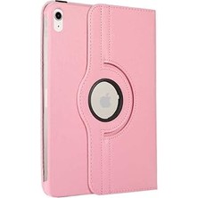 Nacario Zore Ipad 11.nesil 2025 Zore Dönebilen Standlı Kılıf Pembe