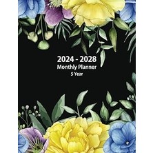 Nacario 2024-2028 5 Year Monthly Planner: Large 60 Months Calendar From January 2024 To December 2028 With