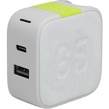 Nacario Infinitylab By Harman - Instantcharger 65W 2 USB Şarj Cihazı, Beyaz