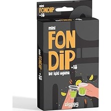 Nacario Fondip Mini +18, Yetişkinlere Özel Oyunu, 55 Kart, Eğlenceli Parti Kartları