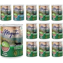 Nacario Mystic Yetişkin Kuzulu Pate 400 gr x 12 Adet