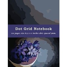 Nacario Dot Grid Notebook 120 Pages Size 8.5 x 11 Inches Dots Spaced 5mm.: Black Dots Spaced Bullet Journal