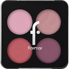 Nacario Color Palette Ince Yapılı & Mat Bitişli/ışıltılı 4'lü Göz Farı Paleti