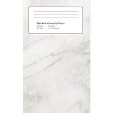 Nacario Standard Manuscript Paper: White Marble Blank Sheet Music (Notebook For Musicians, Band 7)