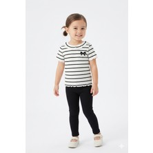 Tayo Baby Kız Bebek & Çocuk %100PAMUKLU Alt Üst Kaşkorse Tayt'lı Takım