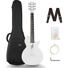 Nacario Enya Nova Go Wh Beyaz Renk Akustik Gitar