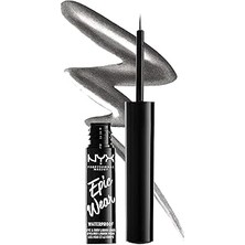 Nacario Professional Makeup Eyeliner - Epic Wear Metallic Liquid Liner Gunmetal 800897103392