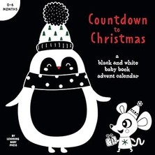 Nacario Countdown To Christmas: A Black And White Baby Book Advent Calendar 0-6 Months: Festive High-Contra