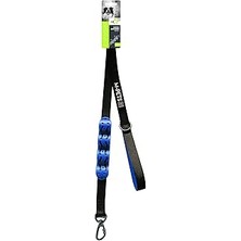 Nacario M-Pets Flex Şok Emi̇ci̇ Gezdi̇rme Tasma Black/mavi̇ 120CM