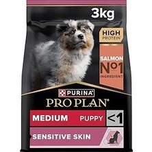 Nacario Plan Medium Puppy Somonlu Tam Kuru Orta Irk Yavru Maması, 3 kg