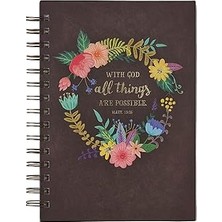 Nacario Journal Wirebound W/god All Th