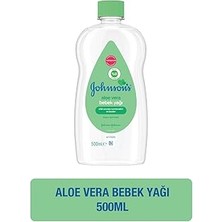 Nacario Johnson & Johnson Baby Bebek Yağı Aloe Vera 500 ml