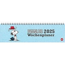 Nacario Peanuts Wochenquerplaner 2025: Kultiger Tischkalender Für Den Arbeitsplatz. Spiral-Kalender Mit Sno