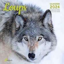 Nacario Calendrier Loups 2024: Calendrier De Septembre 2023 À Décembre 2024