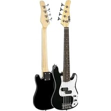 Nacario CBG-380BK 38 Inç 7/8 Ebat 10-14 Yaş Arası Genç Çocuk Için Amfili Bas Gitar Seti