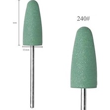 Nacario Silikon Tırnak Parlatma Törpü Ucu 240 Grit Yeşil
