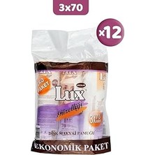 Nacario Lux Disk Makyaj Pamuğu 3X70'LI (Eko Paket) x 12