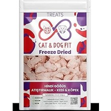 Nacario Freeze-Dried Hindi Göğsü Atıştırmalık MAMA%100 Doğal Katkısız Ödül (1 Paket)