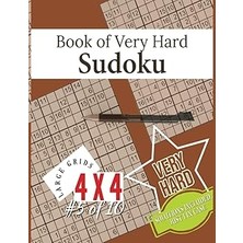 Nacario Independently Published Book Of Very Hard Sudoku: Color Brown - Grid Game With A Hard Level