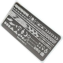 Nacario Nail Stamping Baskı Plakası S14