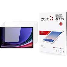 Nacario Galaxy Tab S9 Fe 12.4ınç Tablet Set 5 Adet Temperli Cam Ekran Koruyucu Renk