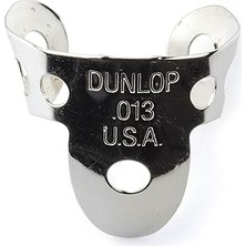 Nacario Jim Dunlop Finger- Und Daumenplektren, Nickel, Silberfarben, Stärke 013 (33P013) 20 .013 Nickel Sil