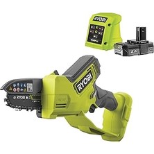 Nacario Ryobi V One+ Fırçasız Akülü Dal Testeresi RY18PSX10A-120, Uzunluğu 10 Cm, Zincir Hızı 6,0