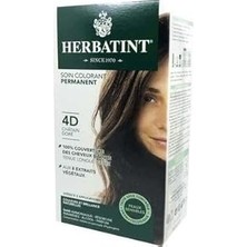 Nacario Herbatint Bitkisel Özlü Kalıcı Saç Boyası | Altın Kestane (Golden Chestnut 4d) 170 ml
