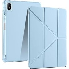 Nacario Zore Matepad Se 11 Kılıf Zore Tri Folding Kalem Bölmeli Standlı Kılıf