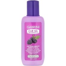 Nacario Gabrini Aseton 130 ml Böğürtlen Renkli Oje Temizleme İçin Etkili Tırnak Bakım Ürünü