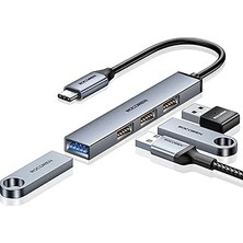Nacario Rocoren Type-C 5gbps 4 Portlu Usb-A 3.0 Çoklayıcı Dönüştürücü Hub
