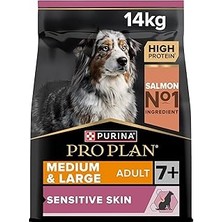 Nacario Plan Medium Large Somonlu Kuru Maması, Yetişkin 7+ Yaş, 14 kg