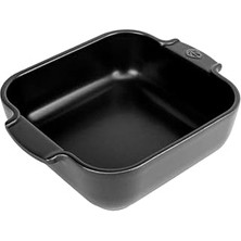 Nacario Peugeot Appolia Kare Pişirme Tabağı 21 Cm-8 Inç, Saten Siyah
