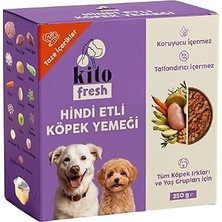 Nacario Kito Fresh Hindi Etli YEMEĞI%100 Taze Içerikli Mama 250 gr
