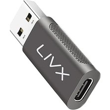 Nacario Livx Type C To USB 3.0 Çevirici Dönüştürücü Otg Adaptör Lva-Otgcf
