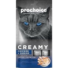 Nacario Prochoice Creamy Tavuklu Karidesli Sıvı Ödül 4X15 gr