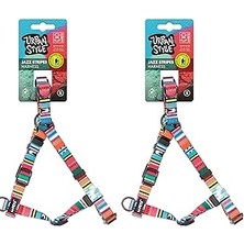 Nacario M-Pets Jazz Stripes Göğüs Tasmasi (S) (2 Paketi)