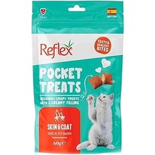 Nacario Pocket Treats Deri Tüy Bakımı Destekleyici Ödül 60 gr