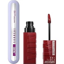 Nacario New York Falsies Surreal Maskara + Super Stay Vinyl Ink Uzun Süre Kalıcı Likit Parlak Ru