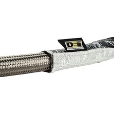 Nacario Engineering 010405 Isı Örtüsü 1/2 "- 1-1/4" Kimlik x 3ft Üstün Isı Koruması Için Alüminize K