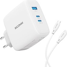 Nacario 100W Gan 3 Portlu Usb-C + Usb-A Şarj Aleti Qc5.0 Pd Iphone, Ipad, Samsung, Xiaomi, Notebook, Macboo
