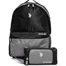 Nacario U.s. Assn. U.s. Polo. Assn. Unisex Okul Çanta Seti PLSET2432425,SIYAH Tek Ebat