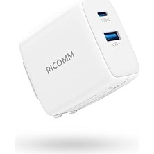 Nacario 65W Gan Usb-C + Usb-A Şarj Aleti & & Macbook, Notebook, Iphone, Ipad Hızlı Şarj Cihaz