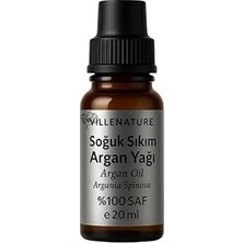 Nacario Soğuk Sıkım Argan Yağı, Saf Doğal, Saç Cilt Bakımı Için, 20 Ml, Argania Spinosa Çekirdeğ