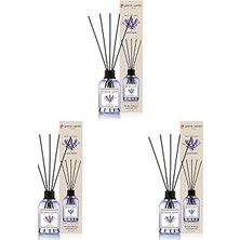 Nacario Reed Diffuser 110 ml - Lavender Lavanta - Oda Kokusu (3 Paketi)