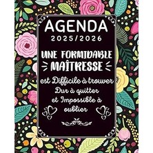 Nacario Independently Published Agenda Maitresse: Cadeau D'école Fin D'année Personnalisé Enseignante, Atse