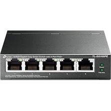 Nacario Tp-Link TL-SG105PE, 5-Port Gigabit Easy Switch With 4-Port Poe+