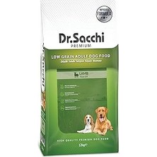 Nacario Dr.sacchi Düşük Tahıllı Kuzu Etli Yetişkin 12 kg