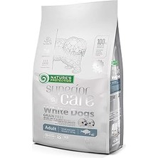 Nacario Nature's Protection Superior Care Beyaz Tüylü Köpekler Için Tahılsız Alabalıklı Küçük Irk Mam