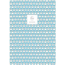 Nacario Sheep Notebook - Lined Pages - A4 - Premium: (Blue Edition) Fun Notebook 192 Lined Pages (A4 / 8.27